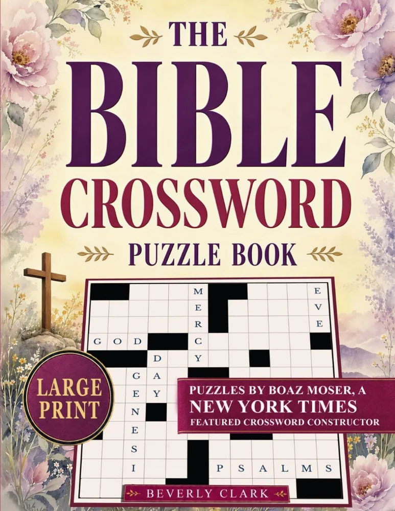 The Bible Crossword Puzzle Book cover